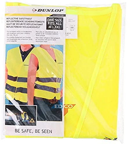 Dunlop 871125208265 Sicherheitsweste, Gelb