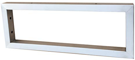 Sunload Waschtischkonsole Wandkonsole Edelstahl gebürstet (400x150mm)