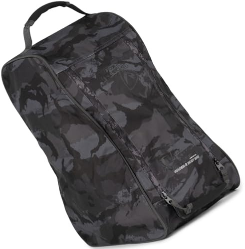 Fox Rage Sac pour bottes en caoutchouc ou pantalon de protection Voyager Camo Wader & Boot Bag 23,5 x 49 x 36,5 cm