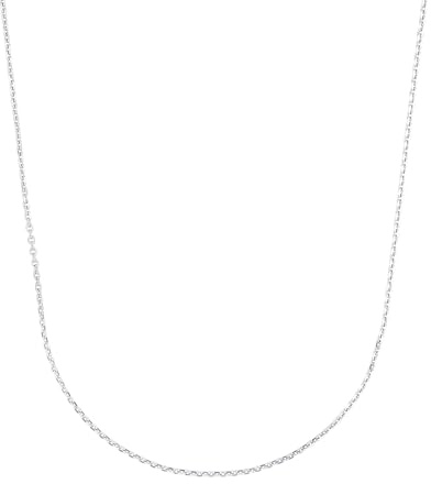 Amor Collier 925 Sterling Silber Unisex Damen Herren Halsschmuck, 42 cm, Silber, Kommt in Schmuck Geschenk Box, 2017792