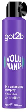 got2b Volume Hairspray Volumania, Vegan, Strong Hold, 300ml