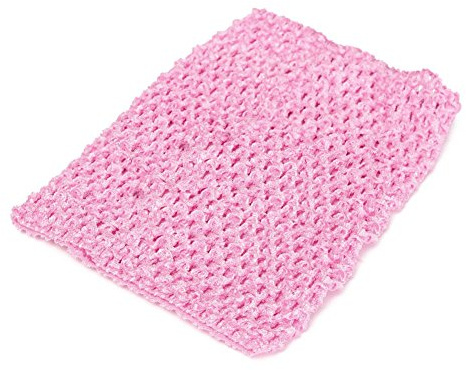 YIBOZI Tour de poitrine 20 x 23 cm pour enfants - Élastique enveloppé - En tricot - Bandeau tutu - Haut large - Jupe en crochet - Taille élastique