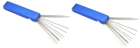 MOLUCKFU 3pezzi Strumento Di Pulizia Per Carburatore Acciaio Inossidabile Per Pulizia Ugelli e Orifizi Utensile Per Manutenzione Auto Facile Da Usare e Resistente