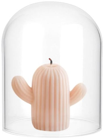 PH PandaHall Cloche en Verre Dôme de Présentation Style Vintage Mini Cloche en Cristal pour Montre de Poche Bijoux Centre de Table de Noël, Sans Base (10x8cm)