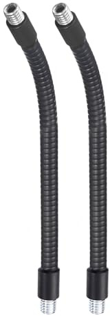 Awclub Flexibler Schwanenhals-Schlauch, 20,3 cm (8 Zoll), 3/8-Zoll-16 Außengewinde, Universal-Arm, Schwanenhals-Verlängerungshalter für Mikrofon, Stativ, Telefon, Kamera, LED-Videoleuchten, 2 Stück