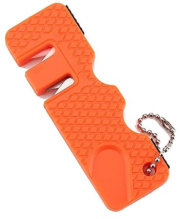 Pocoiau Affûteur Couteaux Pierre D'assistance Professionnelle en Pierre Mini-aiguillon Couteau Poche Extérieure avec AI Tailleur Multifonctionnel Trou