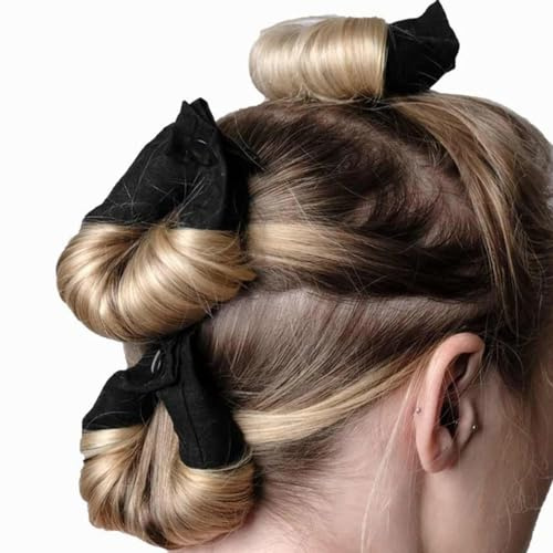 TARSHYRY Lazy Hair Lockler Set Schaumwalzen Big Wavy Lockenrohr Haar Lockenbutton Heimröhrchen (mit Haarbändern)