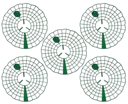 OSALADI Lot de 5 Supports à Fraisiers en Plastique Étagères de Culture pour Plantes Grimpantes Cadre de Culture Compact pour Balcon et Jardin Support Solide Adapté à Milieu Humide