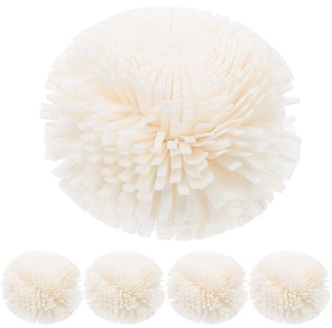 NUOBESTY 5pcs Diffuser Flowers: Chrysanthemum Shape Diffuser Sticks - Rice Paper Aromatherapy Sticks - Decorative Flower Replacement Refill For Home