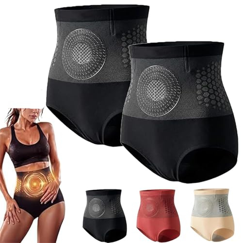 2026 Moringa & Berberine 4-in-1 Micro-Particle Sculpting & Fat-Burn Shorts, Thermogenic Fat Burning Sculpting Shorts, Shaping Shorts & Yoga Pants, Body Contouring Underwear (Black*2, XXL)