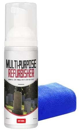Rengöringsmedel för gravstenar - 100 Milliliter Smutsborttagningsmedel - Stenrestaureringsspray - För Skydd, Restaurering, Betong, Skiffer, Begravningsplats