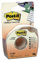 Post-it Nastro Adesivo in Carta per Etichette e Correzioni, Scrivibile, Bianco e Rimovibile, Post-it Rotolo per Scuola, Quaderni e Archivio, Rotolo da 25 mm x 17,7 m
