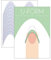 French Maniküre Schablone U-Form - French Nail Smile Line - 30er Pack