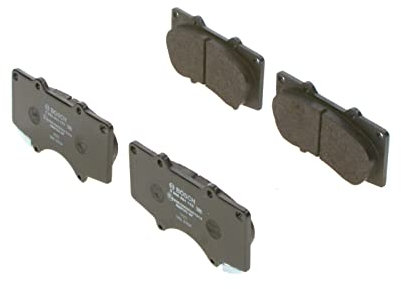 Bosch BP1064 - Plaquettes de Frein Avant pour Voiture - Qualité Bosch - Réduction du Bruit et de la Poussière - Certifié ECE-R90 - Sans Cuivre - Jeu de 4 Plaquettes