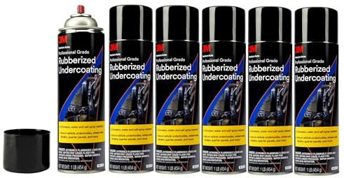 3M 3584 Professional Grade Rubberized Undercoating 6 16oz Cans