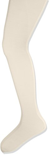 Camano Mädchen 2er Pack Strumpfhosen mit weichem Bund Feinstrumpfhose ohne Drücken und Rutschen, Weiß (Offwhite 0002), 25-28 (Herstellergröße: 122/140)