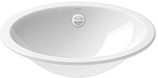 Alape˘ Unterbaubecken, rund, mit antibakterieller Oberfläche, 37,2 cm x 11 cm x 27,3 cm, weiß UB.O425