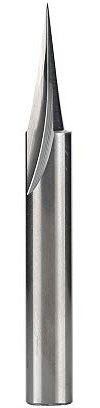 Jiiolioa V21201 20 Degree Profile Bit V Groove Engraving Router Bit 1/4 Shank 1/4X2