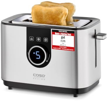 Caso Selection T 2 2769 - Tostapane per 2 fette di pane, in acciaio INOX