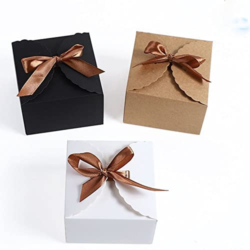 30Pcs 3 Farben Geschenkbox Mini Geschenkkarton Karton Faltschachtel Geschenkkarton Vintage Verpackung Gastgeschenk Hochzeit Geburtstag für Weihnachten Hochzeit Geschenk