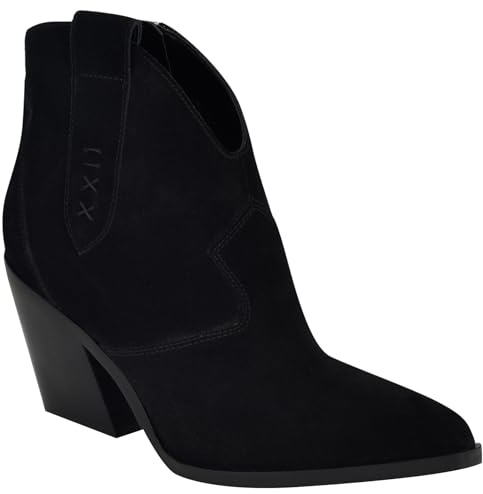 NINE WEST Fainay, Botas Cortas al Tobillo Mujer, Negro 001, 41 EU