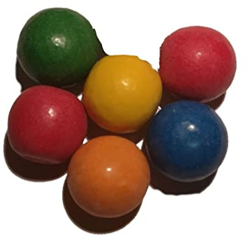 Kaugummi Kugeln xxl Format 6 farbig sortiert 1 kg nur von pin24shop