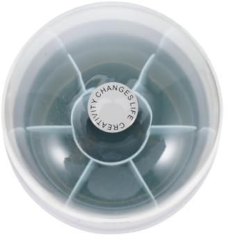 TOVINANNA Organizer Per Pennelli Make-up Rotante Contenitore Cosmetico Con Coperchio Portapennelli Per Bagno e Vanity Stile Creativo Per Decorare Tuo Spazio