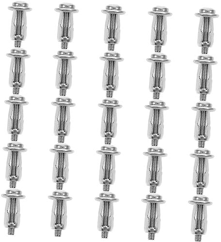 Luxshiny 25 pezzi Ancoraggio per con per Fissaggio Ad Metallo per Carichi Pesanti Compatibili con Ancoraggi per Porte Hollow Accessorio Versatile per Installazioni Sicure