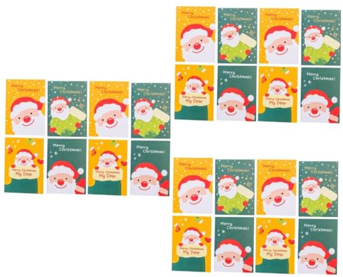 Housoutil 72 Pezzi Quaderni Natalizi Tascabili per Taccuini Cartoon con Natale Blocchi Note Colorati per e Regalo Gadget Natalizio Festa