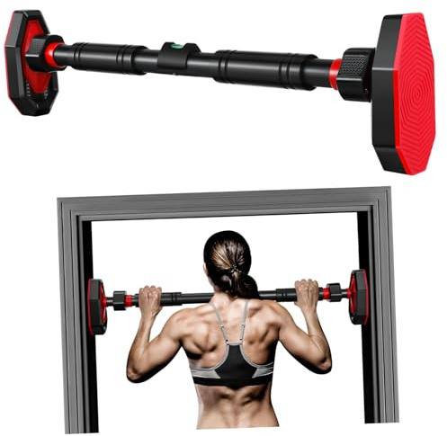 CLISPEED Adjustable Doorway Pull-up Bar Strength Training Gym Bar for Home Fitness Without Wall Mounted Portable Exercise Equipment