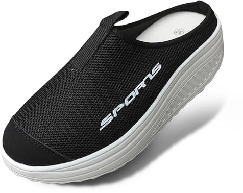 Zapatillas para Mujer, Zuecos y Mules para Mujer, con de, Sandalias Transpirables para el Tiempo Libre, Zapatos de Salud, Zapatos para Caminar Deportes Mujer