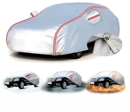 Car Cover for Jaguar XF X260 Sportbrake 2021- (496.4 x 188 x 149.4cm),Professional Car Cover-Rain&Snow Proof+Dustproof+UV Protection,Acid Rain&Scratch Resistant with Elastic Hem