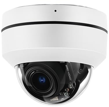Telecamera IP PTZ POE Da 8 MP 4K, Impermeabile, Antivandalismo, For Esterni, In Metallo, Di Sorveglianza CCTV, A Cupola Soffitto For Casa 5