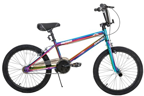 JOYSTAR 20 24-Zoll-Kinder-BMX-Rad für Jungen und Mädchen im Alter von 7 bis 12 Jahren | Freestyle-Fahrrad für Anfänger mit Zwei Handbremsen und 2 Pegs