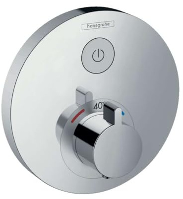 hansgrohe ShowerSelect S Unterputz Thermostat, für 1 Funktion, Chrom