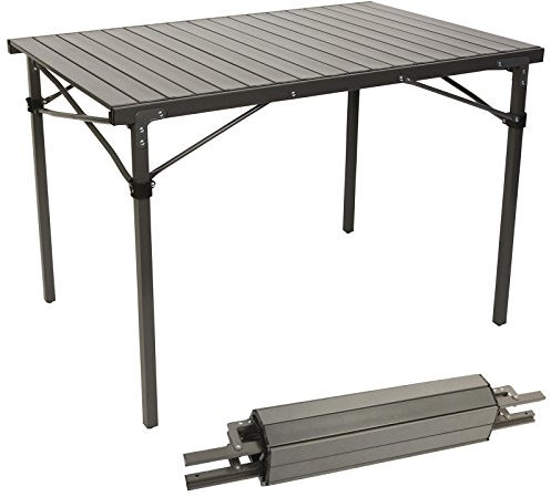 Bo Camp Campingtisch Garten Falttisch Alu 70x70 cm