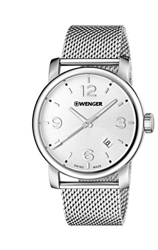 WENGER Herren-Armbanduhr WENGER URBAN METROPOLITAN 01.1041.126 Analog Quarz Edelstahl WENGER URBAN METROPOLITAN 01.1041.126