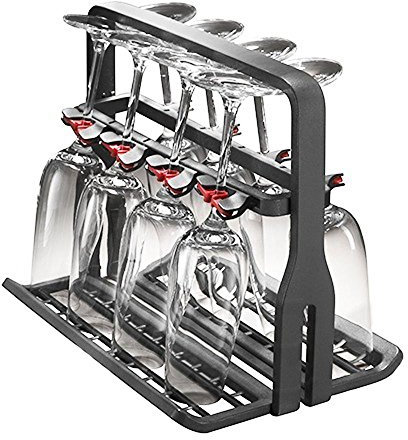 Spares2go Universal Wine Glass Basket Dishwasher Rack (8 Glasses)