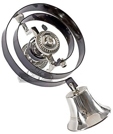Bright Chrome Butler Door Bell kit