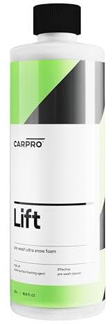 CARPRO Lift - Pre-Wash Snow Foam Car Wash Soap, Dissolves and Lifts Away a Large Amount of Dirt & Grime, Completely Touchless - Use in Bucket or Foam Cannon, Concentrated - 500ml (17oz)