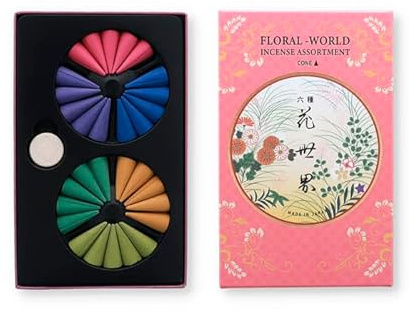 Floral World Incense Assortment -Cone 220112 Shoyeido Japan