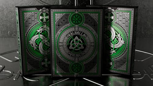 Murphy's Magic Supplies, Inc. Valhalla Viking Smaragd (Standard) Spielkarten, tolles Geschenk für Kartensammler