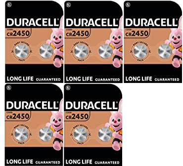 10x Duracell Cr 2450 Lithium (5 Blisters de 2 Batteries) 10 Piles