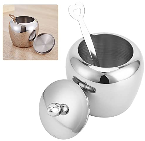 Sucrier De Cuisine, Sucrier En Acier Inoxydable 304 Avec Cuillère, Cuisine Domestique, Sel, Poivre, Bol à épices, Tambour à épices, Petit Récipient à Condiments