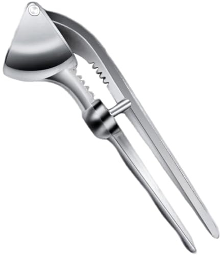 MAGICLULU Presse-ail Manuel En Alliage D'aluminium Robuste, Petit Broyeur à Ail Ergonomique, Outil Cuisine Pour Presser L'ail Frais, Usage Domestique, Accessoire Pratique Et Solide