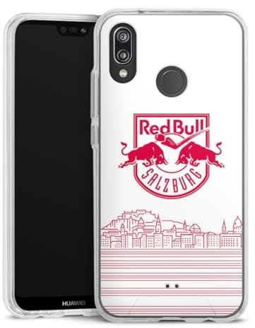 Handyhülle kompatibel mit Huawei P20 Lite Bumper Case Schutzhülle Eishockey Skyline EC Red Bull Salzburg