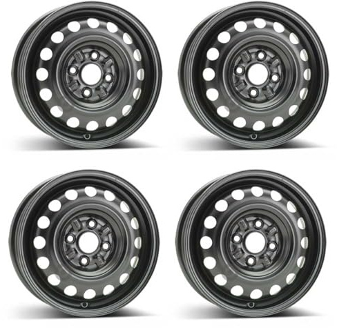 4x Alcar Stahlfelgen 4-4940 4.5Jx14 ET39 4x100 kompatibel mit Toyota Aygo