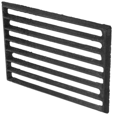 BESPORTBLE Kaminofen Aus Eisen Rechteckiger Brennholzrost Für Outdoor-brennholzofen Metall-grillrost Mit Hoher Tragfähigkeit Für Effizientes Grillen