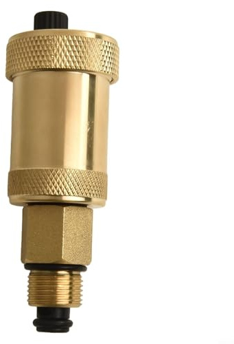 Aprilsunnyzone 1/2 3/8 Zoll Heizung mit Absperrventil, für Solarwarmwasserbereiter Druckentlastung, automatische Schnellentlüftung, automatische Entlüftung, Messing DN10/15 (ZH-G3/8 x 3/8)