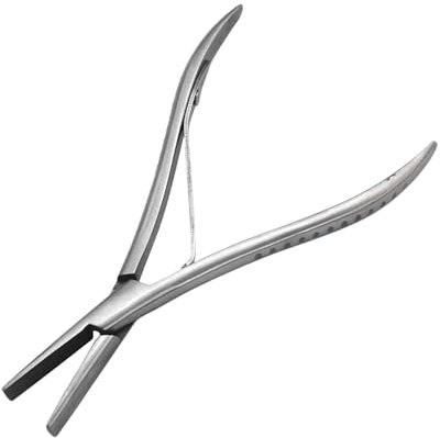 Flat Hair Extension Pliers,Hair Extension Clamp Tool - Flat Shape Hair Extension Pliers, Stainless Steel Hair Extension Tool for Hair Styling